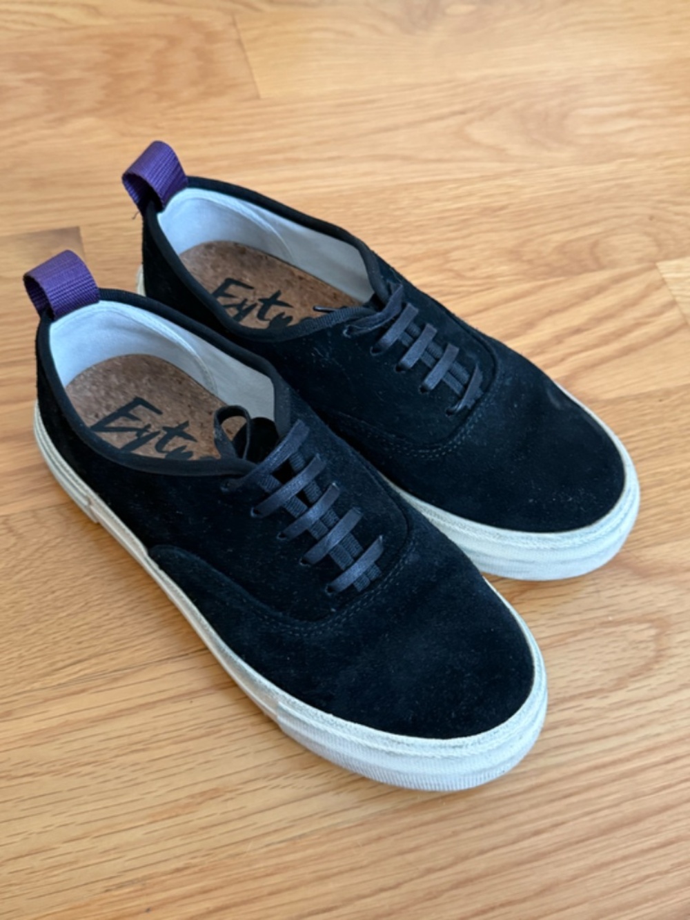 Eytys Mother Velvet Sneakers Black - Unisex, Women's 7.5, GUC